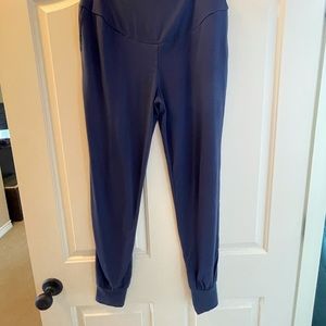 TWO Cotton Maternity Joggers, Sz. M